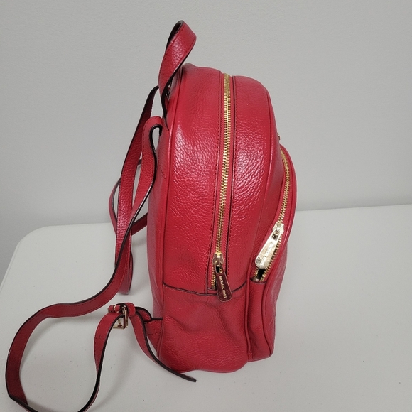 Michael Kors Abbey Medium Pebbled Leather Backpack. - Picture 4 of 16